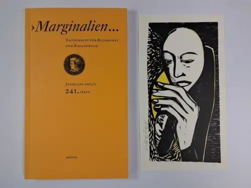 Marginalien. 241. Heft, Jahrgang 2021/2, mit Originalgrafik von   Andrea Lange