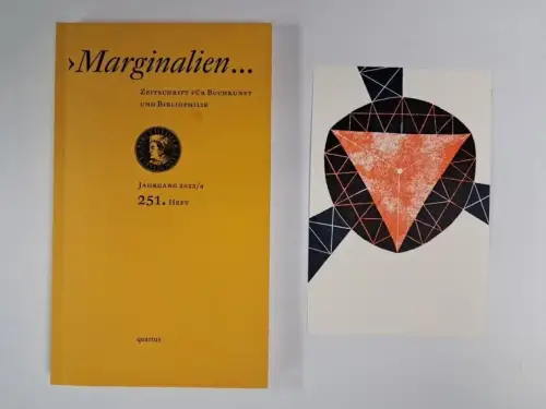 Marginalien. 251. Heft, Jahrgang 2023/4, mit Originalgrafik von Rita Lass