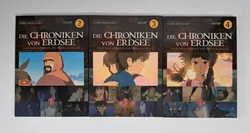 Manga: Die Chroniken von Erdsee 2-4, Goro Miyazaki, Ursula K. Le Guin, Carlsen