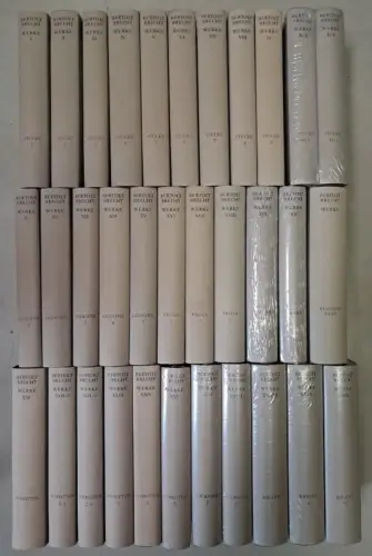 Buch: Bertolt Brecht - Werke, 33 Bände, kommentierte Ausgabe, Suhrkamp & Aufbau