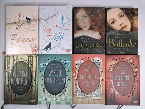 8 Bücher Maggie Stiefvater: Wolves of Mercy Falls, Books of Faerie, Raven Boys