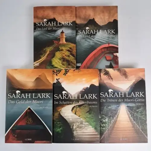 6 Bücher Sarah Lark: Das Lied der Maori; Das Gold der Maori; Im Schatten des ...