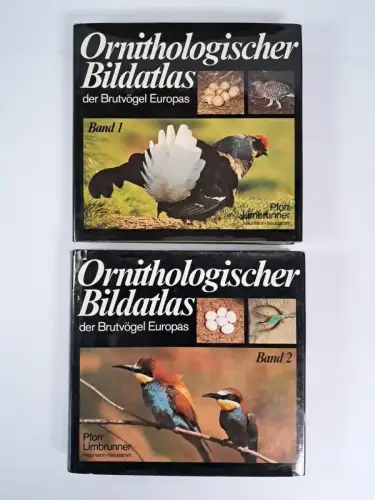 Buch: Ornithologischer Bildatlas der Brutvögel Europas, Pforr, Limbrunner, 2 Bde