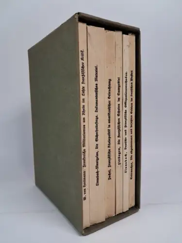 Buch: Rheinische Schicksalsfragen 1-11, Rühlmann, 6 Hefte, 1925, gebraucht, gut