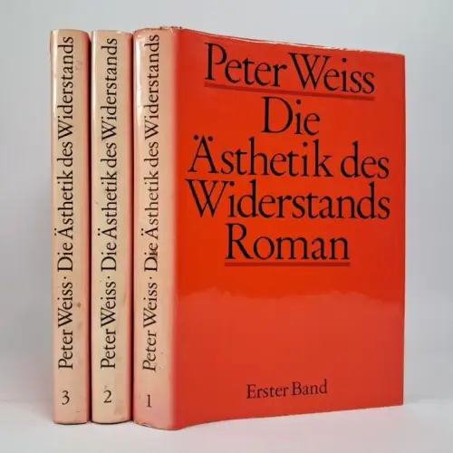 Buch: Die Ästhetik des Widerstands, Weiss, Peter. 3 Bände, 1987, Henschelverlag