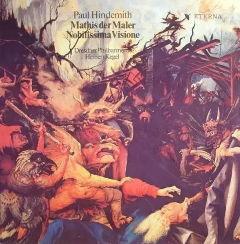 LP: Paul Hindemith - Mathis Der Maler, Nobilissima Visione, 1982, Eterna 827542