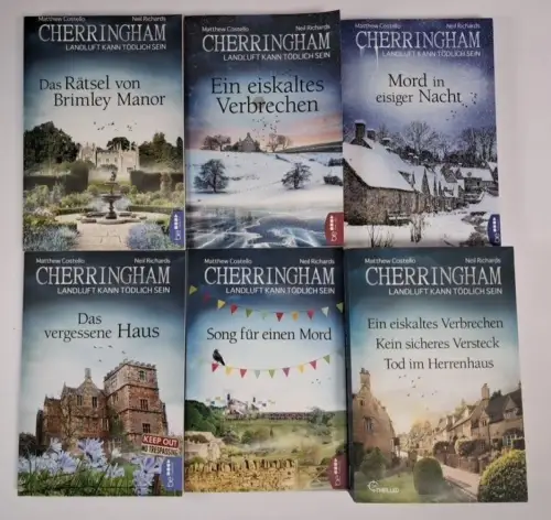 6 Bücher Cherringham - Landluft kann tödlich sein, M. Costello & Neil Richards