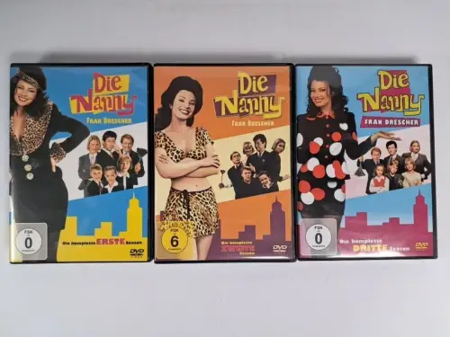 3 DVD-Boxen: Die Nanny Staffel 1-3, Fran Drescher, Charles Shaughnessy, Sitcom