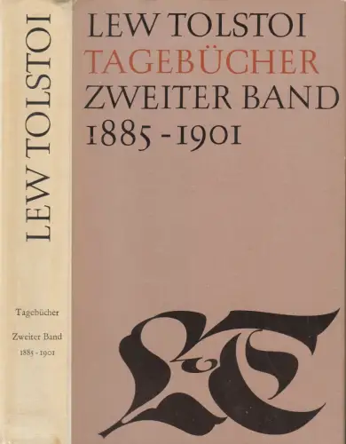 Buch: Lew Tolstoi - Tagebücher. Zweiter Band 1885-1901, Rütten & Loening, 1978