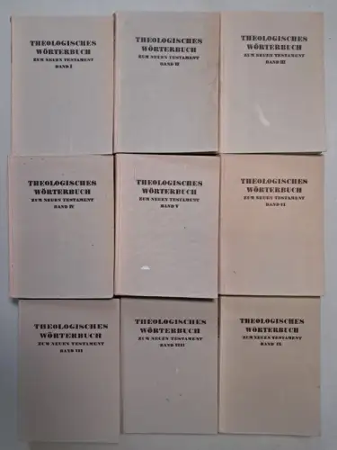 Buch: Theologisches Wörterbuch zum Neuen Testament 1-9, Kittel, 1957, Kohlhammer