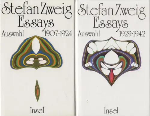 Buch: Stefan Zweig - Essays. Auswahl 1907-1924 / 1929-1942, Insel Vlg., 2 Bände