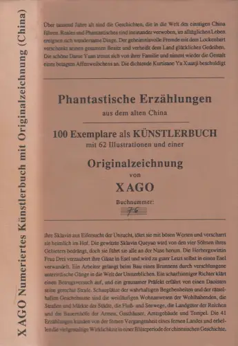 Buch: Der Fremde mit dem Lockenbart, Thomas Thilo / Xago, 1989, Rütten & Loening