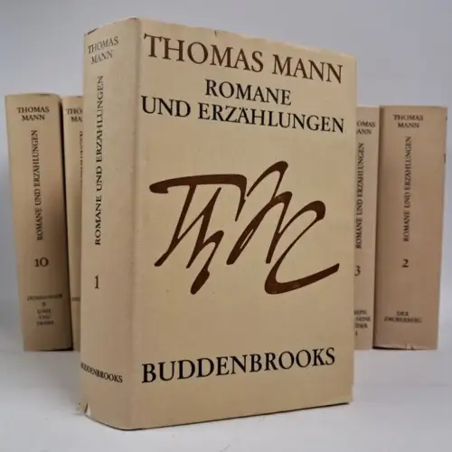 Buch: Thomas Mann - Romane und Erzählungen, 10 Bände, 1974, Aufbau Verlag