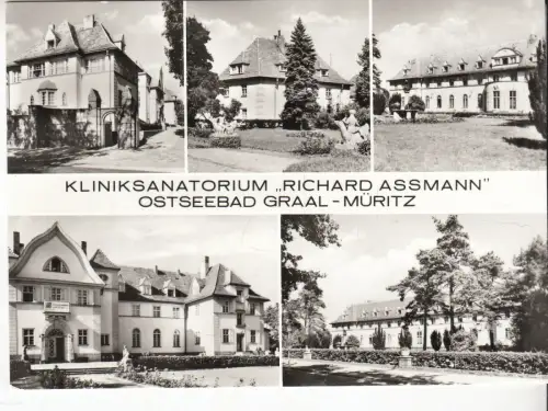 AK Kliniksanatorium Richard Assmann Ostseebad Graal-Müritz, ca. 1980, ungelaufen