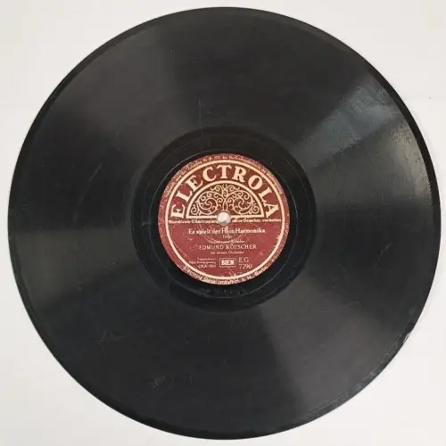 Schellackplatte: Es Spielt Der Hein Harmonika / Eh Nicht Der Letzte .. Electrola