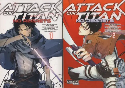 Manga: Attack on Titan - No Regrets 1+2, Hajime Isayama , Carlsen Manga, 2 Bände