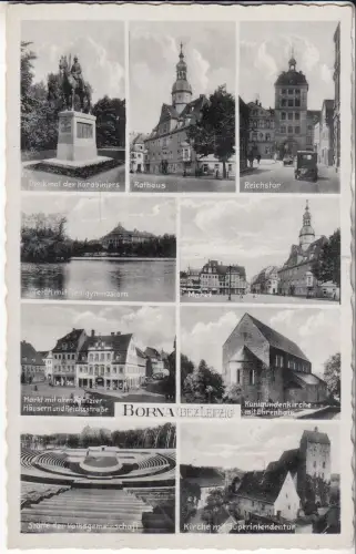 AK Borna, Bez. Leipzig, Trinks & Co., Postkarte, ungelaufen, gebraucht, gut