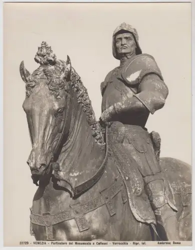 Fotografie: Venezia - Particolare del Monumento a Colleoni, Domenico Anderson
