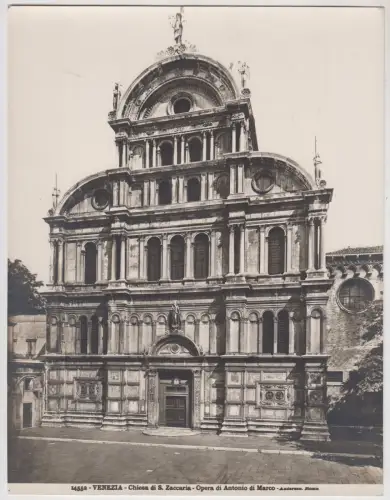 Fotografie: Venezia - Chiesa di S. Zaccaria, Opera di Antonio, Domenico Anderson