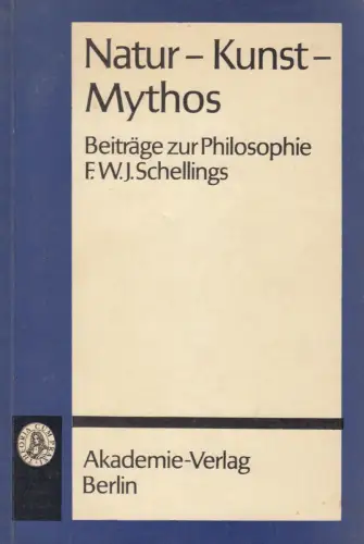 Buch: Natur - Kunst - Mythos, Dietzsch, Steffen, 1978, Akademie-Verlag, gut