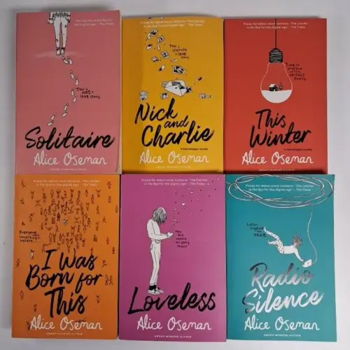 6 Bücher Alice Oseman, englischsprachig, Solitaire, Loveless, Radio Silence ...