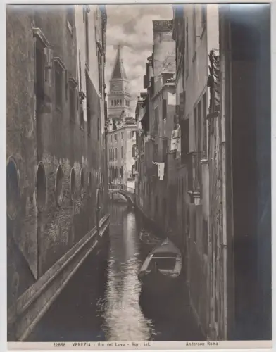 Fotografie: Venezia - Rio del Lovo, Domenico Anderson, Rom, Schwarzweißfoto
