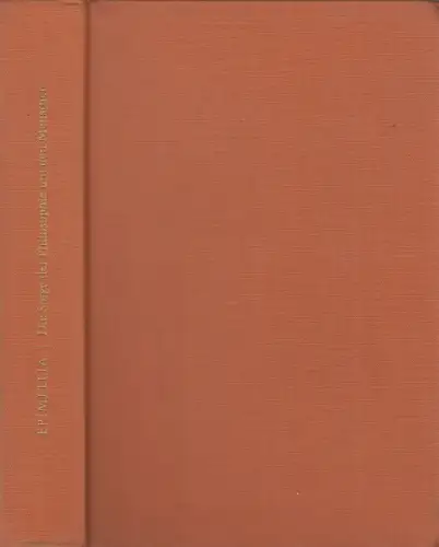 Buch: Epimeleia - Die Sorge der Philosophie um den Menschen, Wiedmann, 1964