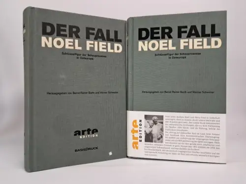 Buch mit DVD: Der Fall Noel Field 1+2, Schweizer & Barth, BasisDruck, 2 Bände