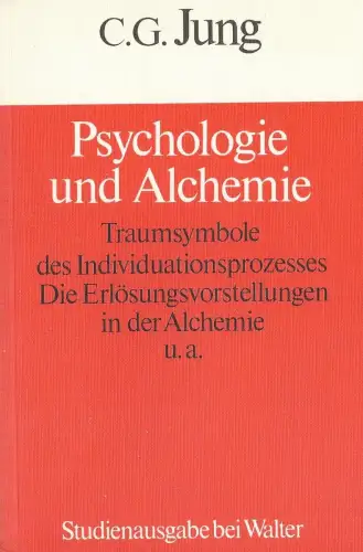 Buch: Psychologie und Alchemie, Jung, C. G., 1975, Walter, gebraucht, gut