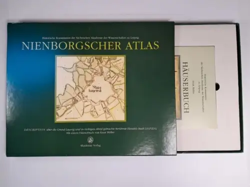 Karton mit Broschur: Nienborgscher Atlas, Müller, 1997, OHNE Loseblattsammlung!