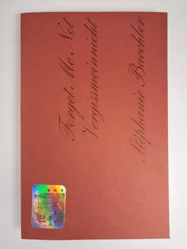 Forget Me Not / Vergissmeinnicht, Stephanie Baechler, 2024, Building Fictions