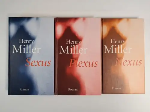 Buch: Sexus, Plexus, Nexus. Henry Miller, 1970, Komet Verlag, 3 Bände