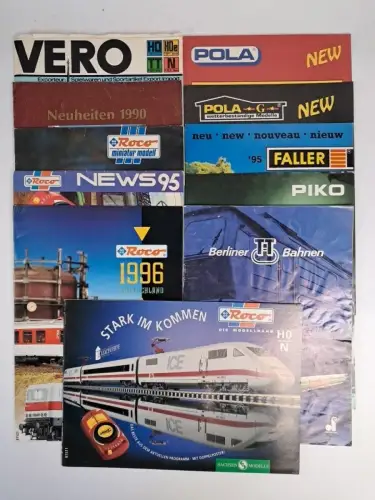 11 Hefte Modelleisenbahn: Vero, Pola, Faller, Piko, Berliner TT, Bemo