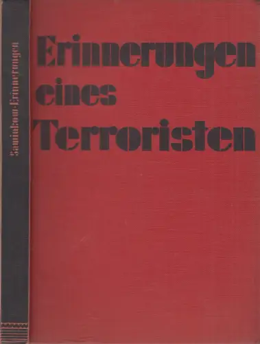 Buch: Erinnerungen eines Terroristen, Boris Sawinkow, Büchergilde Gutenberg