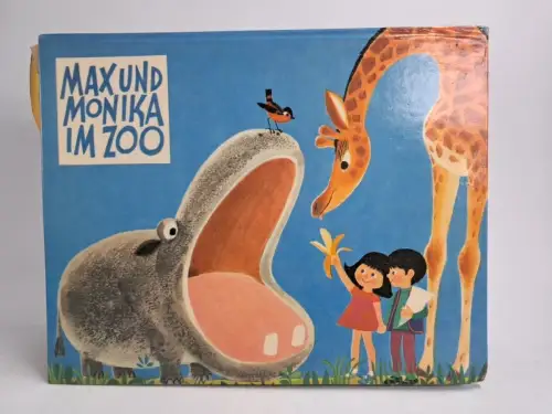 Pop-up Buch: Max und Monika im Zoo, 1970, Wilhelm Fink Verlag, gebraucht, gut