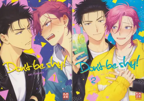 Manga: Don't be shy! 1+2, Aki Yukura, Kaze Manga, 2 Bände, gebraucht, sehr gut