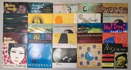 25 verschiedene Klassik Schallplatten 10" LP: Dresdner Kreuzchor, Mozart ...