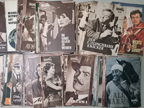 470 Programmhefte 1960er Jahre. Progress Film Programm, Progress Film-Vertrieb