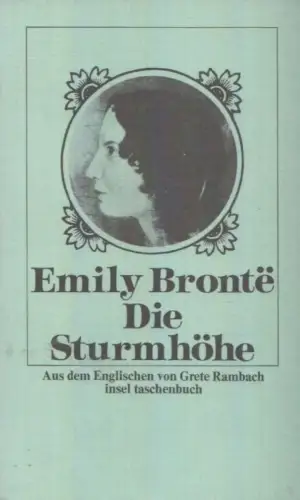 Buch: Die Sturmhöhe, Bronte, Emily. 1989, Insel Verlag, gebraucht, gut