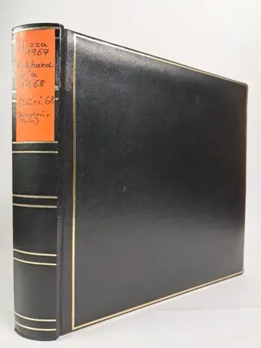 Reisealbum mit Fotos, Postkarten und Reisedokumenten: Nizza 1967, Teja 1968 u.a