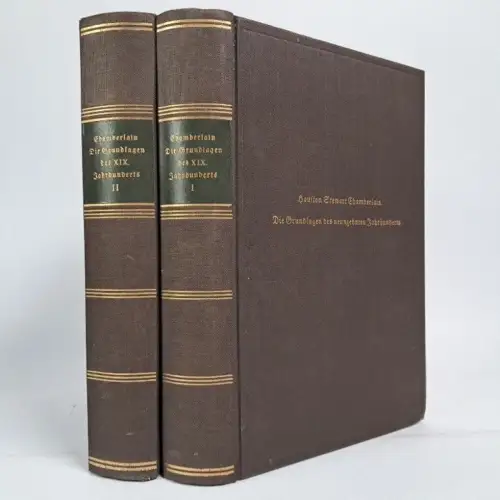 Buch: Die Grundlagen des neunzehnten Jahrhunderts 1+2, Chamberlain, Bruckmann