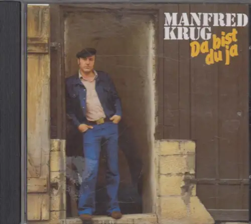 CD: Manfred Krug, Da Bist du Ja, 1990, Intercord, Chanson, Pop, gebraucht, gut