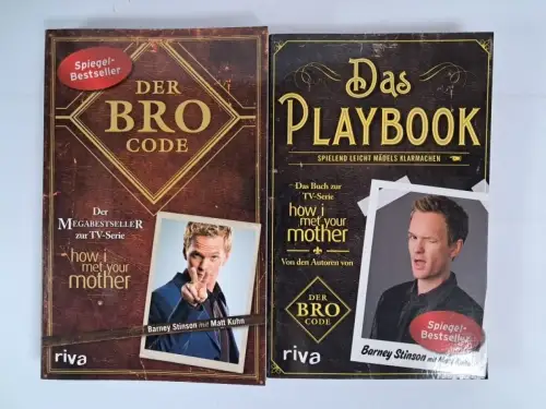 2 Bände: Der Bro Code / Das Playbook, Barney Stinson & Matt Kuhn, riva Verlag