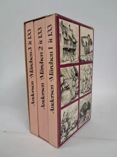 Buch: Die Märchen, Hans Christian Andersen, 3 Bände, Insel Verlag, gebraucht gut