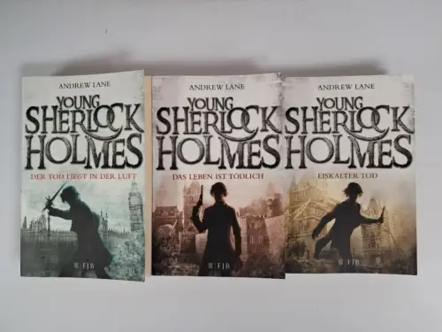 Buch: Young Sherlock Holmes 1-3, Andrew Lane, FJB, 3 Bände, gebraucht, sehr gut