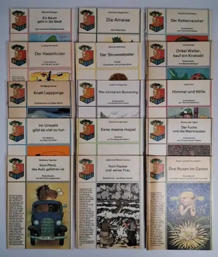 15 Hefte Bunte Kiste, Altberliner Verlag, Kinderbücher, Sammlung, Konvolut