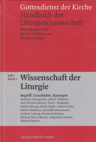 Buch: Gottesdienst der Kirche: Wissenschaft der Liturgie 1.1, Klöckener, Martin