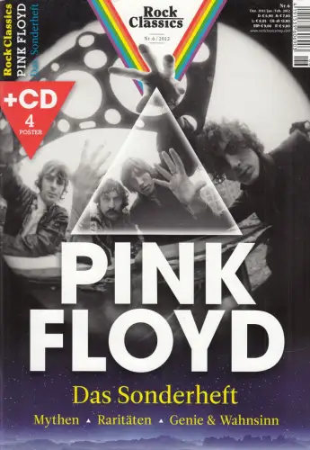 Rock Classics Pink Floyd, Das Sonderheft 6/2012, 2011, Slam Media, sehr gut