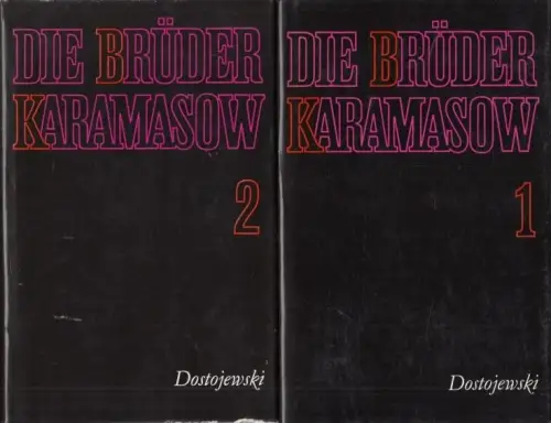 Buch: Die Brüder Karamasow, Dostojewski, Fjodor M. 2 Bände, 1973, Reclam Verlag