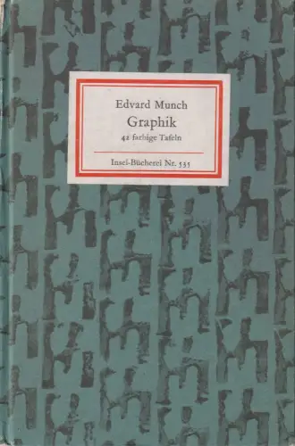 Insel-Bücherei 535, Edvard Munch. Graphik, Timm, Werner. 1982, Insel-Verlag
